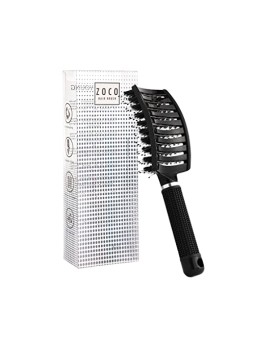 Sister young Spazzola per capelli Zoco con setole di cinghiale nero