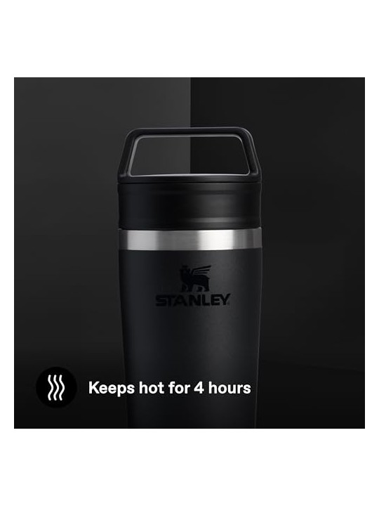 Stanley 1913 Tazza da viaggio Café-To-Go da 350 ml, nera. unisex