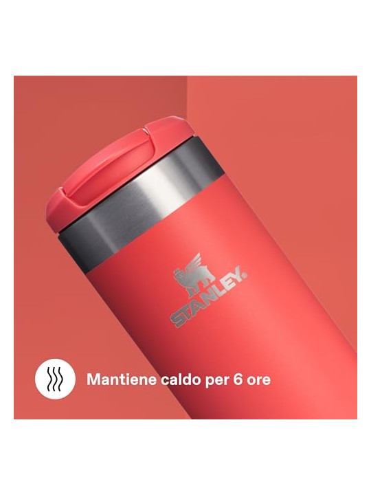 Stanley 1913 Tazza termica AeroLight™ Transit da 350 ml, colore corallo acceso. unisex