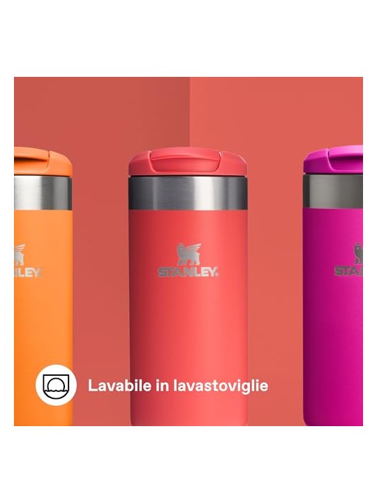 Stanley 1913 Tazza termica AeroLight™ Transit da 350 ml, colore corallo acceso. unisex