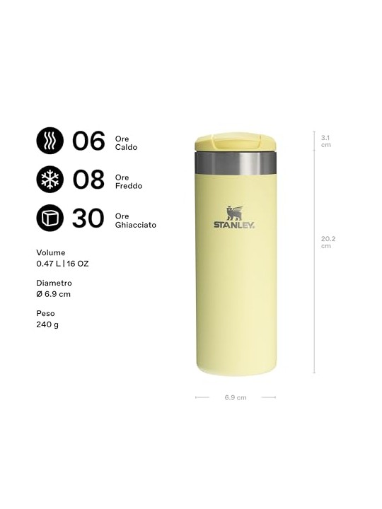 Stanley 1913 Tazza termica AeroLight™ Transit da 470 ml al gusto di pompelmo unisex