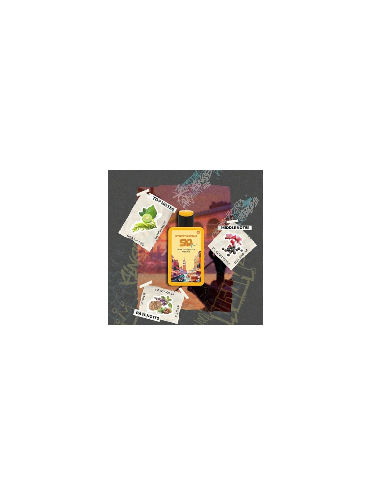 Street origins Oars And Yours, Venice For Him - estratto profumato 75 ml uomo
