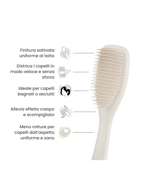 Tangle Teezer Spazzola districante definitiva per capelli grigi con pietra pomice opaca donna