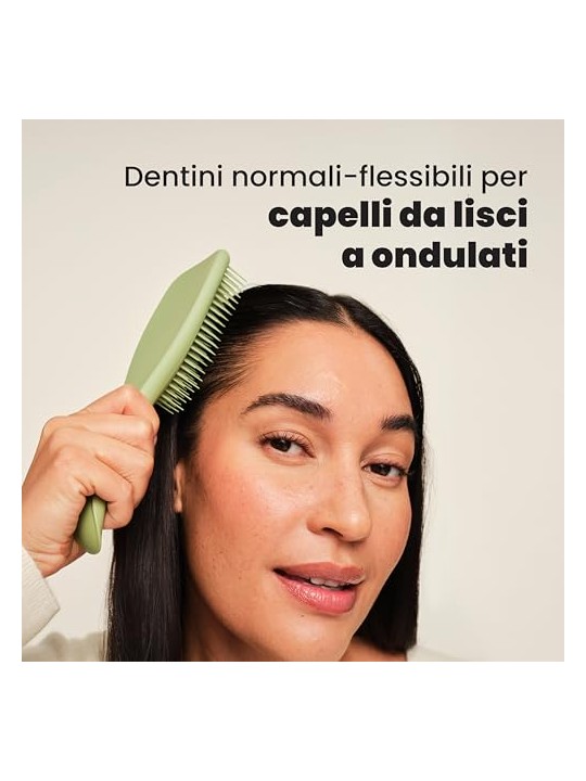 Tangle Teezer Spazzola districante definitiva per capelli, verde oliva opaco donna