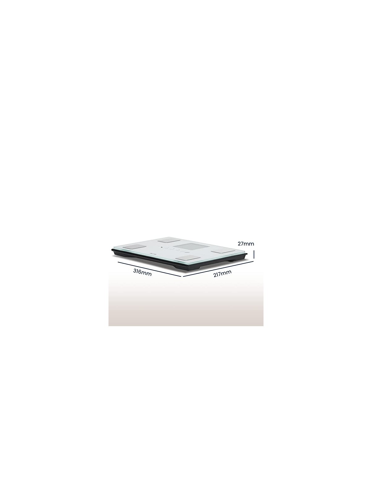 Tanita Bilancia personale intelligente con analisi corporea e connessione Bluetooth BC-401 bianca unisex