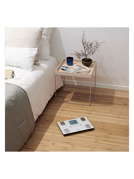 Tanita Bilancia personale intelligente con analisi corporea e connessione Bluetooth BC-401 bianca unisex