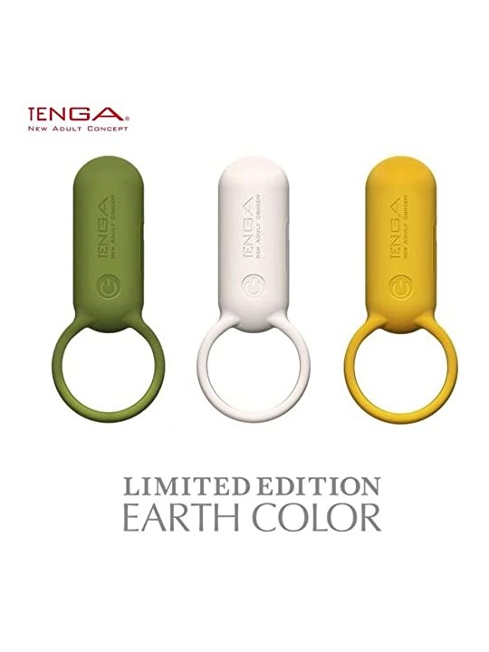 Tenga Anello massaggiatore per coppie SVR Smart Vibe Ring, colore giallo canyon