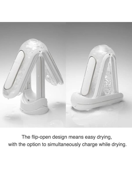 Tenga Flip Zero masturbatore vibrojnego uška vibratory White