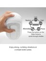 Tenga Flip Zero masturbatore vibrojnego uška vibratory White
