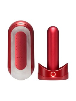 Tenga Masturbatore Flip Zero e Flip Warmer multiuso with heater Red