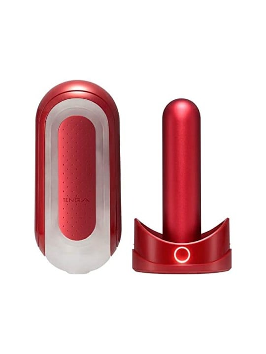 Tenga Masturbatore Flip Zero e Flip Warmer multiuso with heater Red
