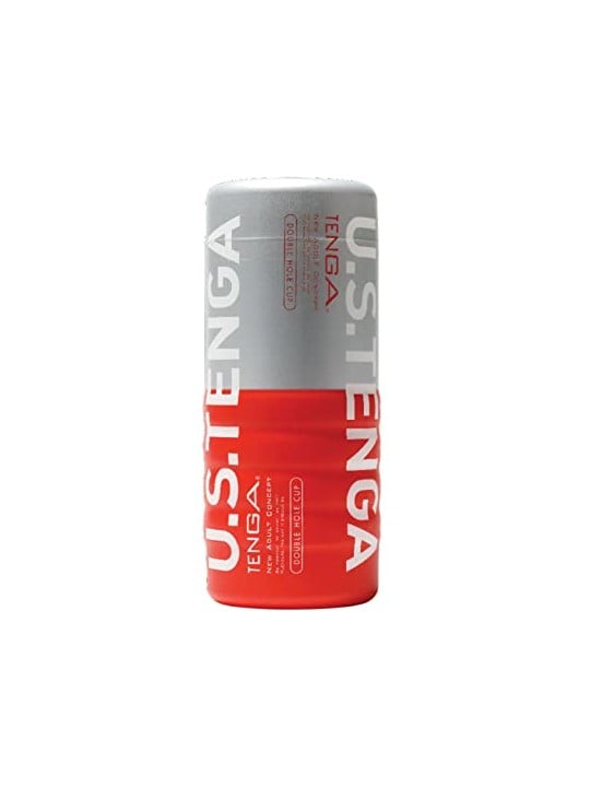 Tenga Masturbatore monouso a doppia coppa con doppio canale, taglia Ultra Size