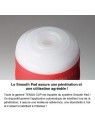 Tenga Masturbatore monouso a doppia coppa con doppio canale, taglia Ultra Size