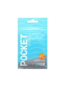 Tenga Masturbatore monouso Pocket Wave Line 001