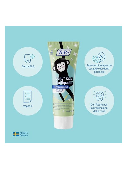 TePe Dentifricio per bambini Daily Kids 50ml bambino