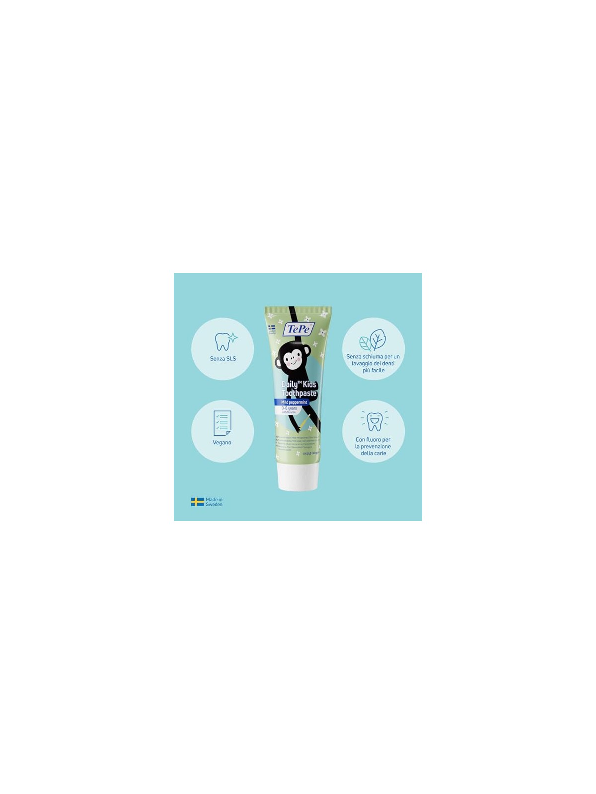 TePe Dentifricio per bambini Daily Kids 50ml bambino