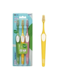 Tepe Set di 3 spazzolini da denti Supreme Soft (misura assortita)