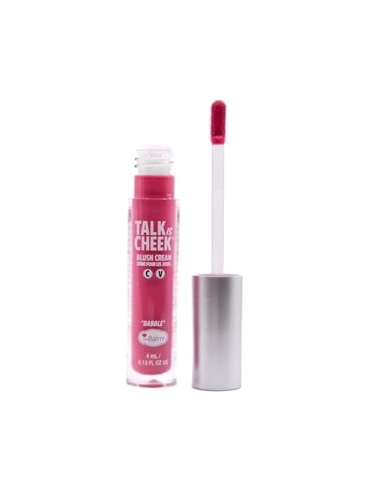 The balm Talk is Cheek rosso della polizia con crema 111 Babble 4ml