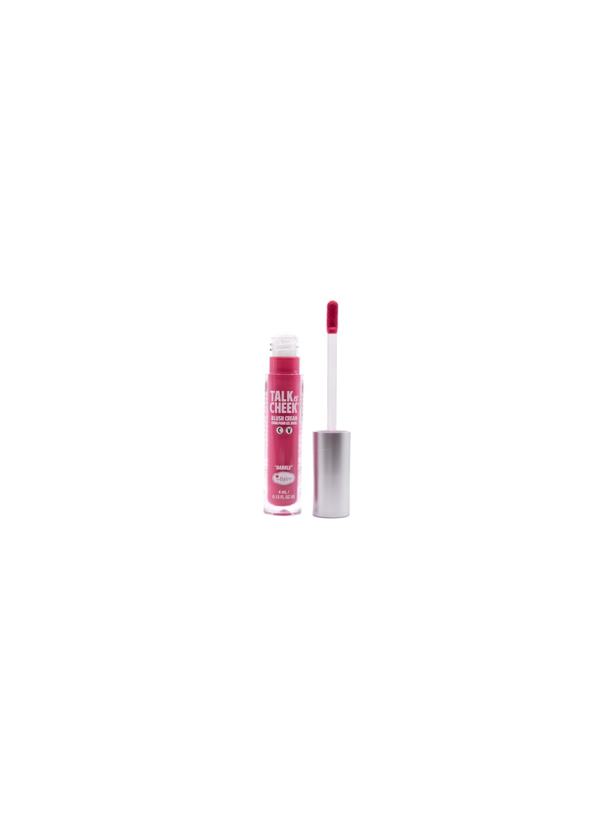 The balm Talk is Cheek rosso della polizia con crema 111 Babble 4ml