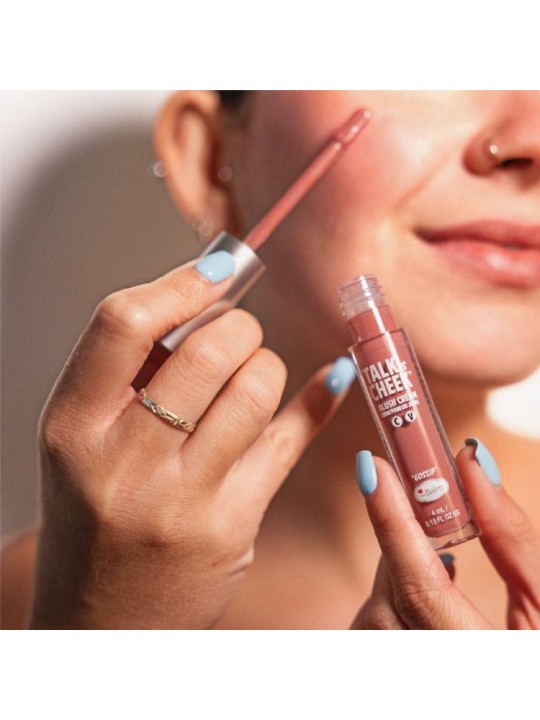 The balm Talk is Cheek rosso della polizia con crema 111 Babble 4ml