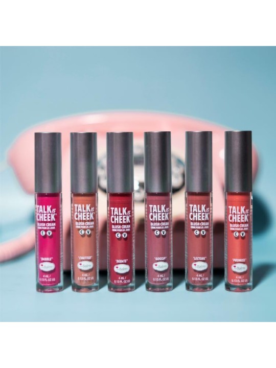 The balm Talk is Cheek rosso della polizia con crema 111 Babble 4ml