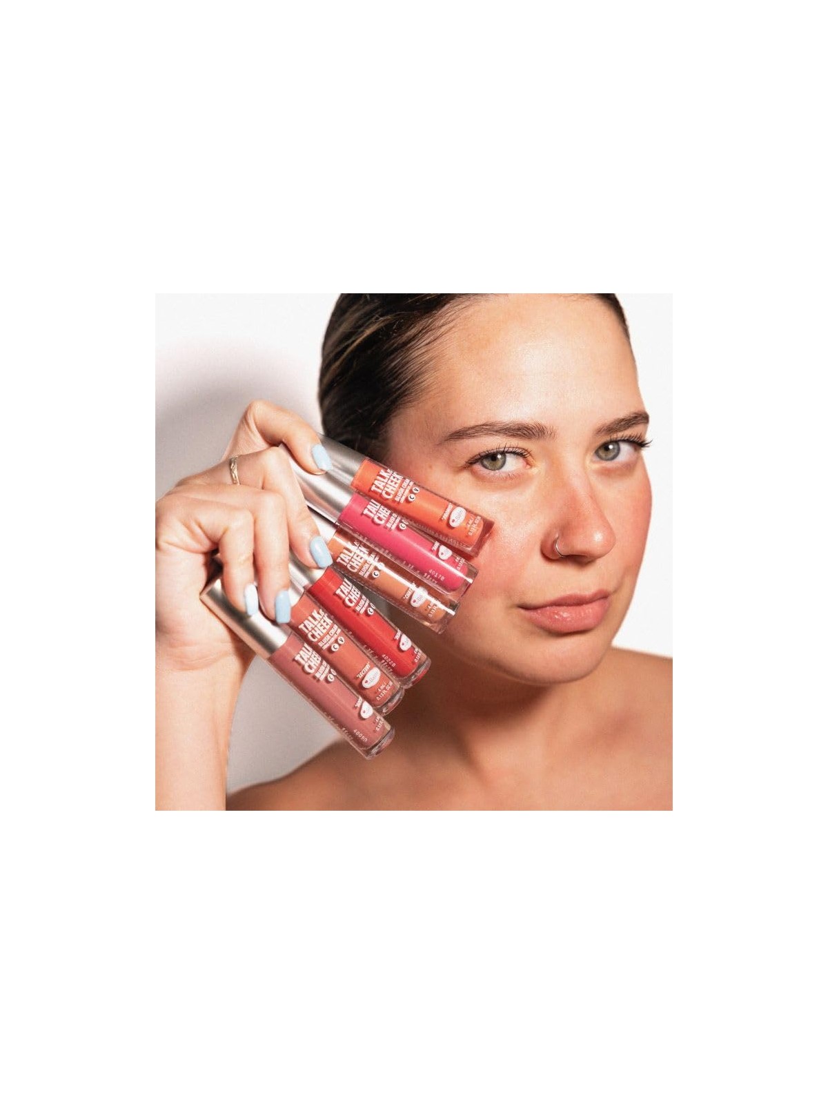 The balm Talk is Cheek rosso della polizia con crema 111 Babble 4ml