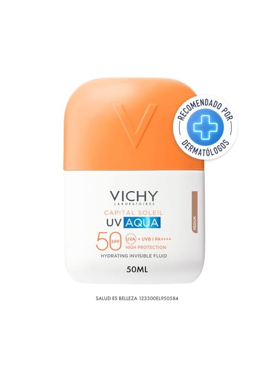 Vichy CAPITAL SOLEIL UV AQUA fluido idratante colorato SPF50 n.Media 50ml unisex