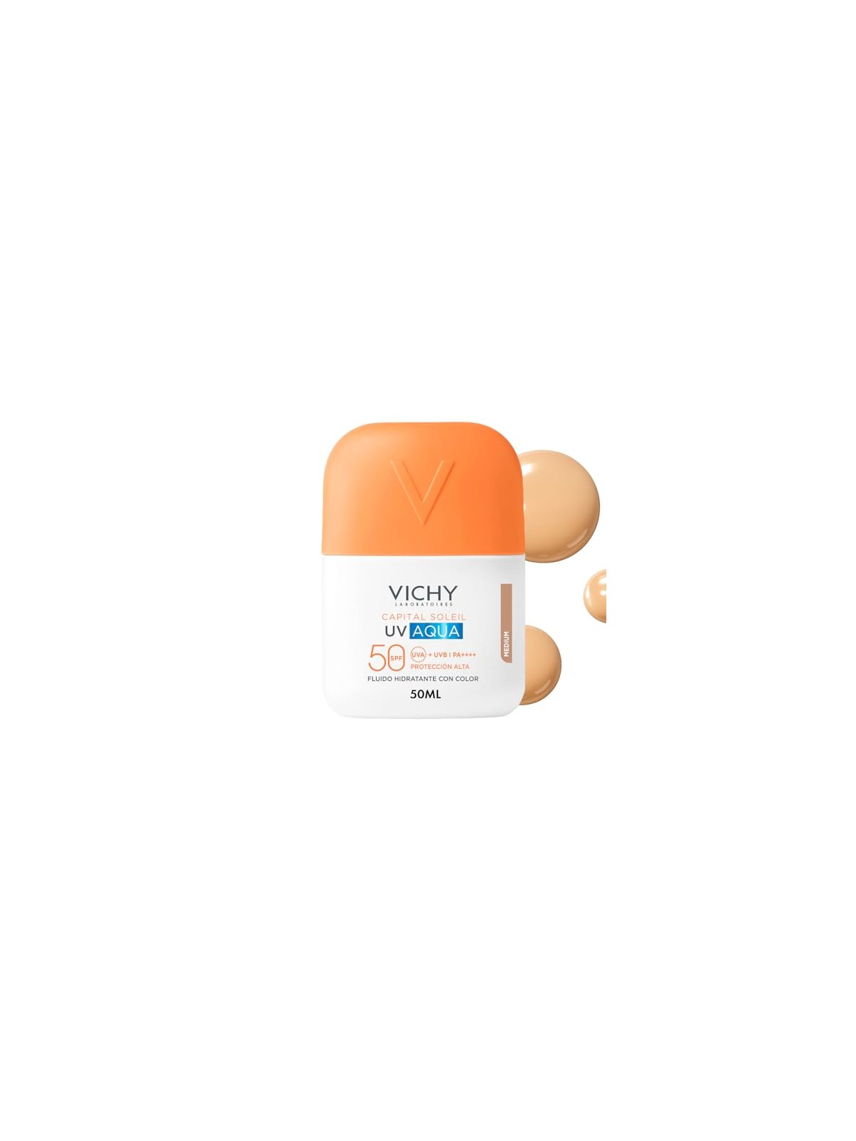 Vichy CAPITAL SOLEIL UV AQUA fluido idratante colorato SPF50 n.Media 50ml unisex