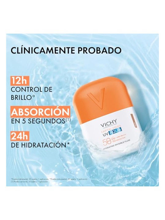 Vichy CAPITAL SOLEIL UV AQUA fluido idratante colorato SPF50 n.Media 50ml unisex