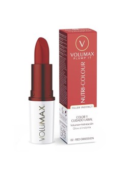 Volumax Trattamento labbra anti-età PLUMP IT NUTRI-COLOUR n.02-Red Obsession 4gr unisex