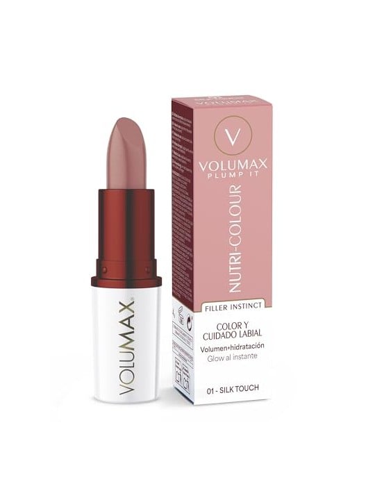 Volumax Trattamento labbra antietà PLUMP IT NUTRI-COLOUR n.01-Silk Touch 4gr unisex