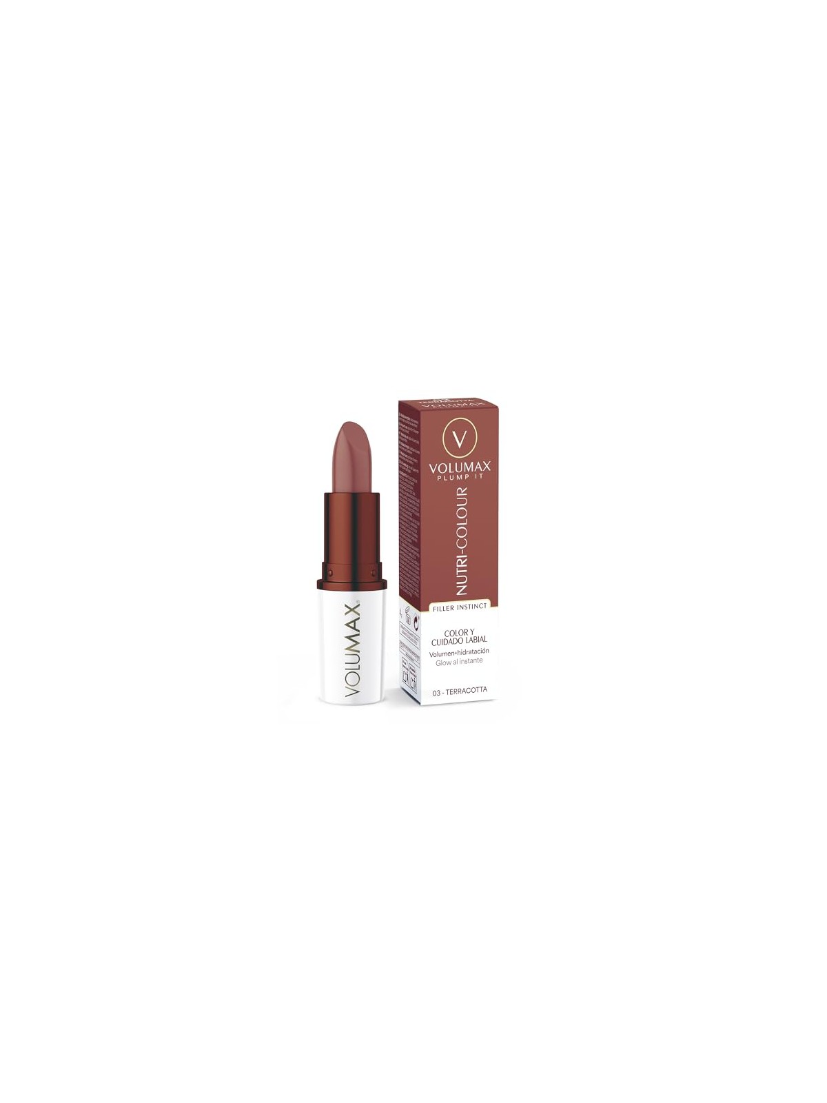 Volumax Trattamento labbra antietà PLUMP IT NUTRI-COLOUR n.03-Terracotta 4gr unisex