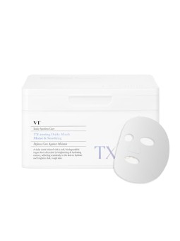 VT Cosmetics Maschera in tessuto illuminante Tx-Toning Daily Mask, 30 pezzi donna