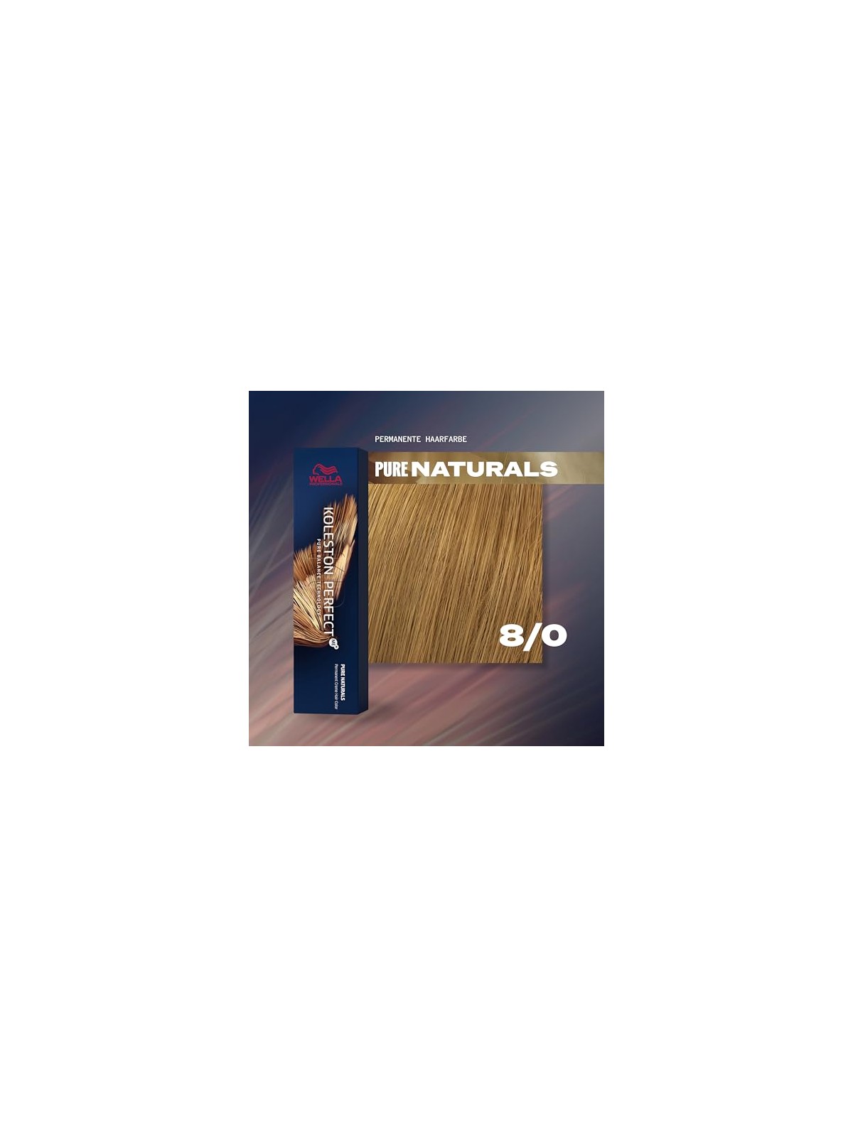 Wella Koleston Perfect Me - Pure Naturals unisex 60ml 8-0 Light Blonde