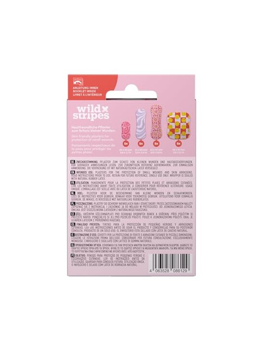 Wild Stripes Cerotti Classici Delicati Pastello Divertente Cerotti 20 pezzi bambino