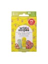 Wild Stripes Cerotti per pelli sensibili a tema giungla per bambini, 20 pezzi bambino