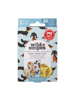 Wild Stripes Toppe divertenti per bambini con animali, 20 pezzi bambino