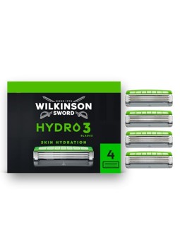 Wilkinson Cartucce per rasoio Sword Hydro 3, 4 pezzi