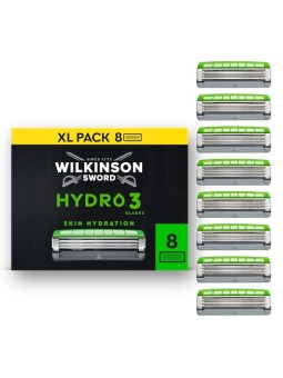 Wilkinson Cartucce per rasoio Sword Hydro 3, 8 pezzi