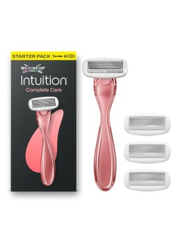 Wilkinson Sword Intuition Complete Care gelenia con quattro rasoio con lame sostituibili