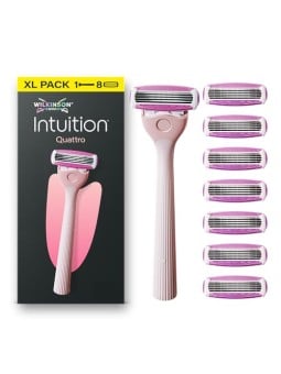 Wilkinson Sword Rasoio Intuition Quattro + 8 testine donna