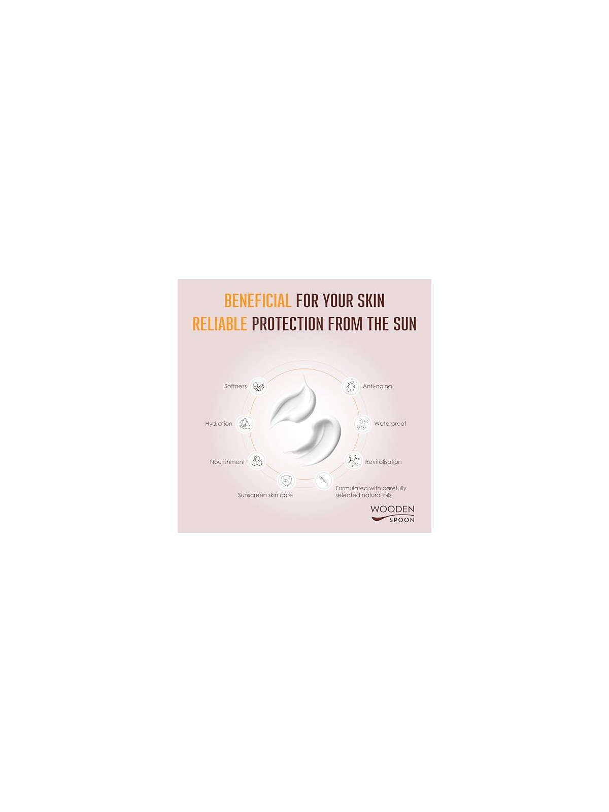 WoodenSpoon Crema solare per il viso a basso indice comedogenico SPF 35 - 100 ml unisex