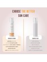 WoodenSpoon Crema solare per il viso a basso indice comedogenico SPF 35 - 100 ml unisex
