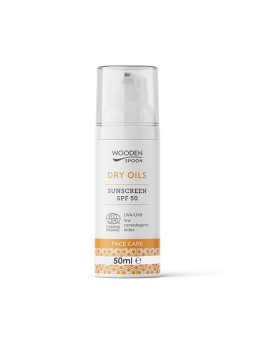 WoodenSpoon Crema solare per il viso a basso indice comedogenico SPF 50 - 50 ml unisex