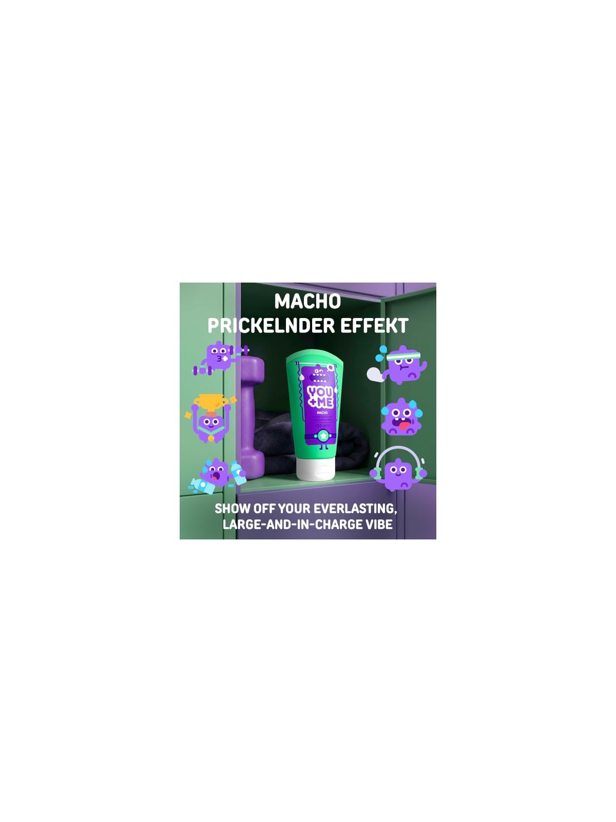 YOU+ME Gel lubrificante effetto formicolio 150 ml unisex