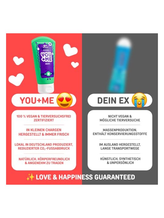 YOU+ME Gel lubrificante effetto formicolio 150 ml unisex