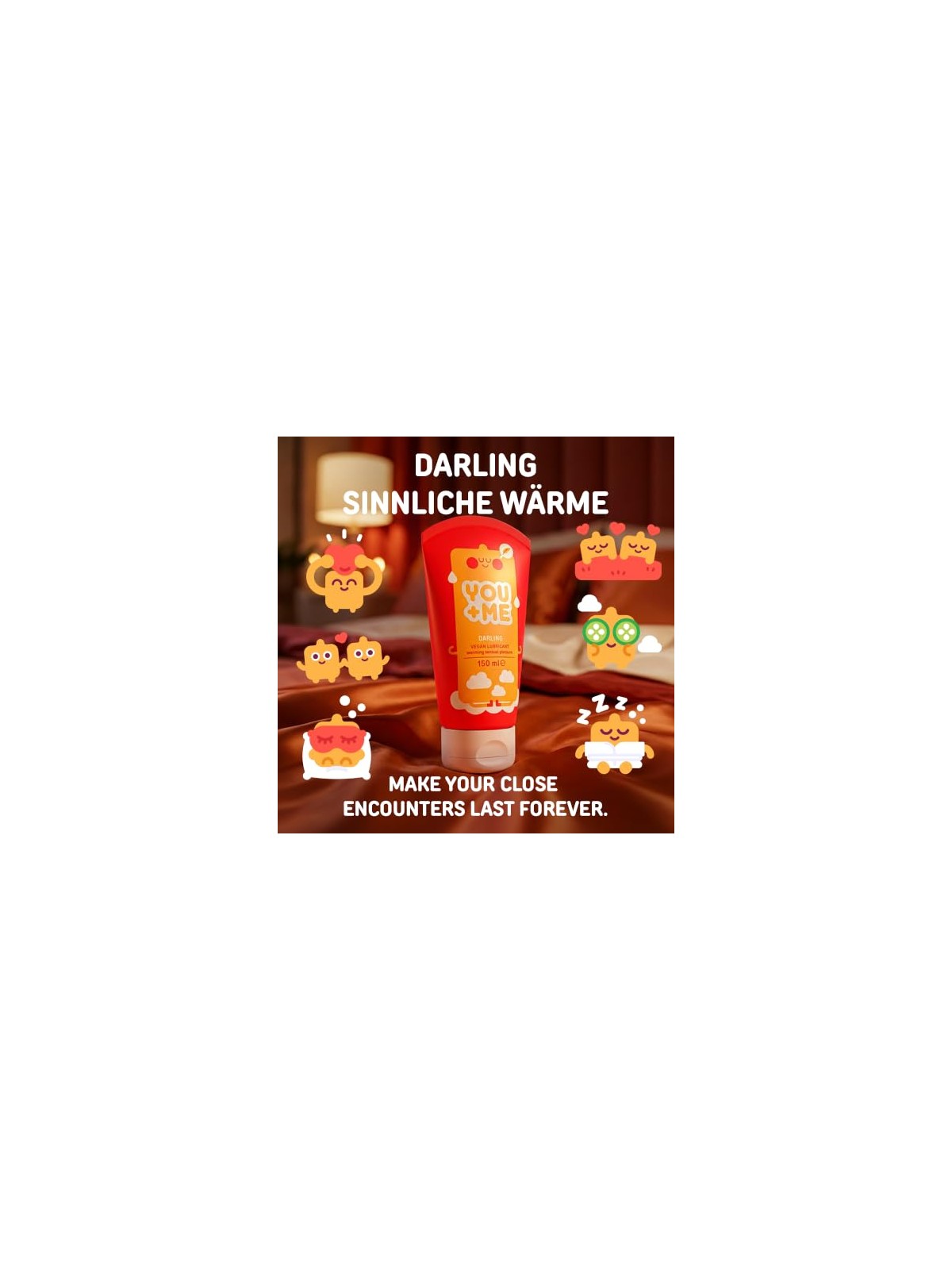 YOU+ME Gel lubrificante riscaldante 150 ml unisex