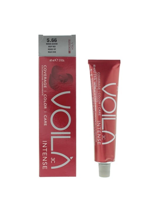 Intercosmo Voila 3C Intense tinta per capelli permanente 5.66 Deep Red 60ml