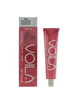 Intercosmo Voila 3C Intense Aqua tinta per capelli permanente 4.8 Medium Brown Toffee 60ml