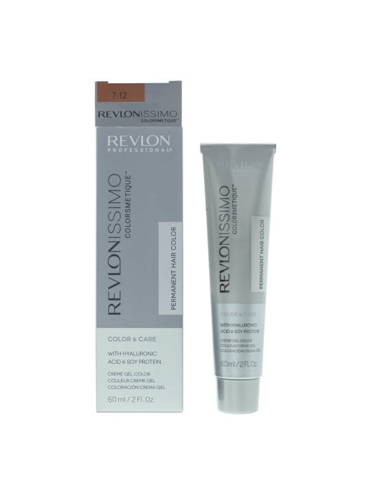 Revlon Revlonissimo Colorsmetique tinta per capelli permanente 7.12 Pearly Beige Blonde 60ml